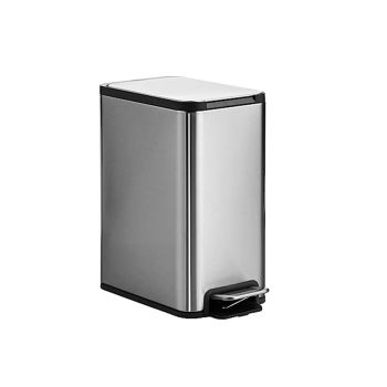 5L SS Indoor Trash Can With Foot Pedal
