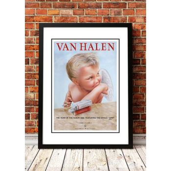 Van Halen '1984' In Store Poster - Framed A3