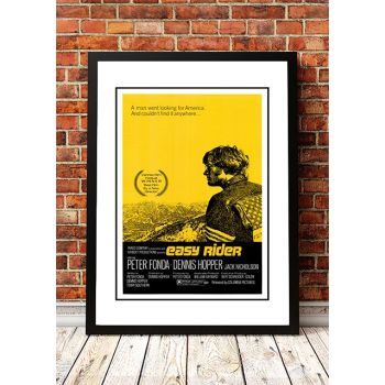 Easy Rider' Cult Movie Poster! - Framed A3