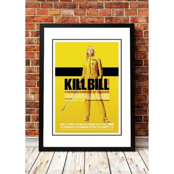 Kill Bill' Cult Movie Poster! - Framed A2