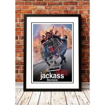 Jackass: The Movie Cult Movie Poster! - Framed A3