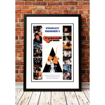 Clockwork Orange' Cult Movie Poster! - Framed A3