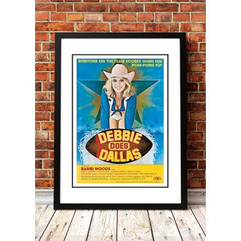 Debbie Does Dallas' Cult Movie Poster! - Framed A3
