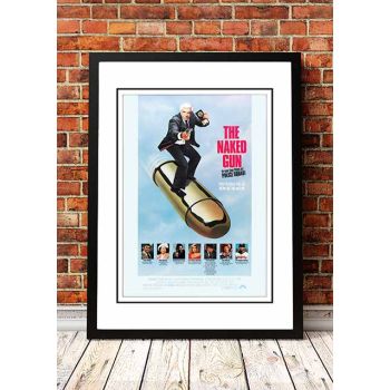 The Naked Gun' Cult Movie Poster! - Framed A4