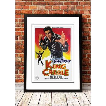 Elvis 'King Creole' Framed Movie Poster! - Framed A4