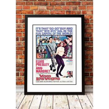 Elvis 'Viva Las Vegas' Framed Movie Poster! - Framed A2