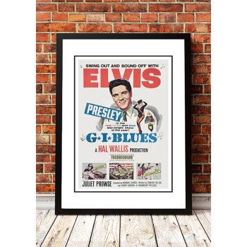 Elvis 'G.I. Blues' Framed Movie Poster! - Framed A4