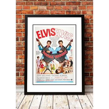 Elvis 'Double Trouble' Framed Movie Poster! - Framed A2
