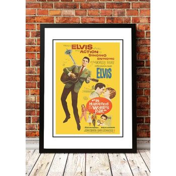 Elvis 'It Happened At The World's Fair' Framed Movie Poster! - Framed A3