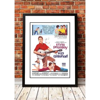 Elvis 'Kid Galahad' Framed Movie Poster! - Framed A4
