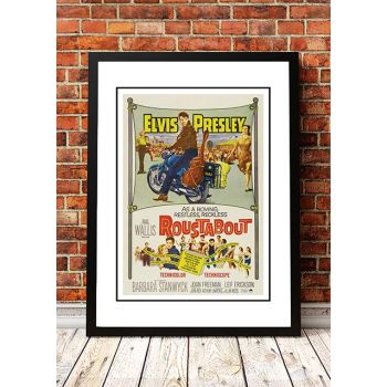 Elvis 'Roustabout' Framed Movie Poster! - Framed A3