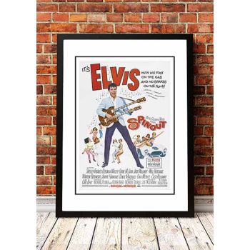 Elvis 'Spinout' Framed Movie Poster! - Framed A4
