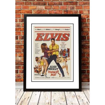 Elvis 'Ticke Me' Framed Movie Poster! - Framed A2