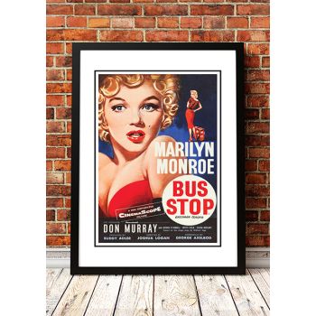 Marilyn Monroe ‘Bus Stop’ Framed Movie Poster! - Framed A3