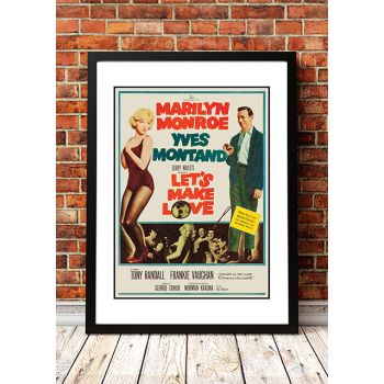 Marilyn Monroe ‘Let’s Make Love’ Framed Movie Poster! - Framed A3