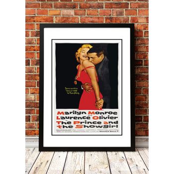 Marilyn Monroe ‘The Prince and the Showgirl’ Framed Movie Poster! - Framed A4