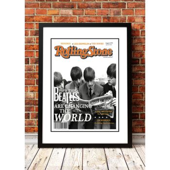 The Beatles' Rolling Stone Magazine Cover! - Framed A3
