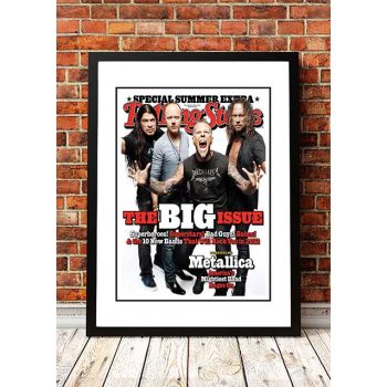 Metallica' Rolling Stone Magazine Cover! - Framed A3