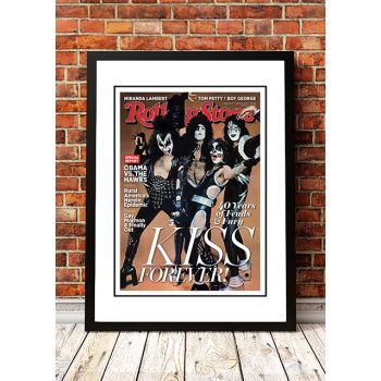 KISS' Rolling Stone Magazine Cover! - Framed A2
