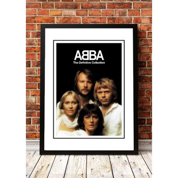 ABBA ‘The Definitive Collection’ In Store Poster 2001 - Framed A3