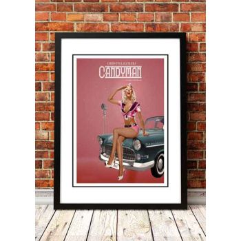 Christina Aguilera ‘Candyman’ In Store Promotional Poster 2006 - Framed A4