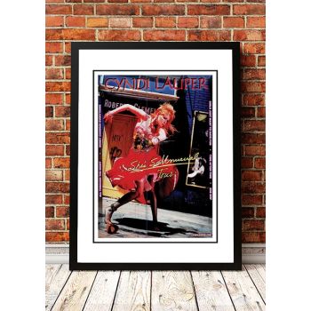 Cyndi Lauper ‘She’s So Unusual’ In Store Promotional Poster 1983 - Framed A2