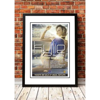 Kylie Minogue ‘On A Night Like This’ Australian Tour Poster 2001 - Framed A3