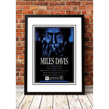 Miles Davis ‘Australian Tour’ Poster 1988 - Framed A2