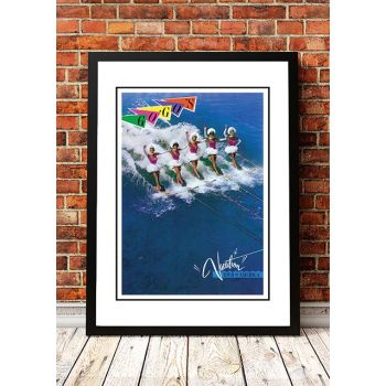 The Go Go’s ‘Vacation’ World Tour Poster 1982 - Framed A3