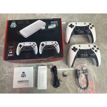 M22 Game Stick 4K 64GB 30000+ Games 52 Simulators EMUIELEC System 2.4G Wireless Retro Classic Video Gaming Consoles