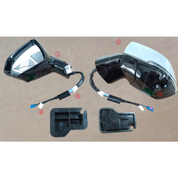 White 10 +1 Wire 2022 and before Great Wall Haval H6 Edition Electric Folding Steering Car Rearview Assembly Exterior Mirrors