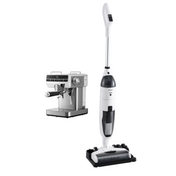 Devanti Cordless Wet Dry Vacuum Mop plus Coffee Maker Machine Espresso