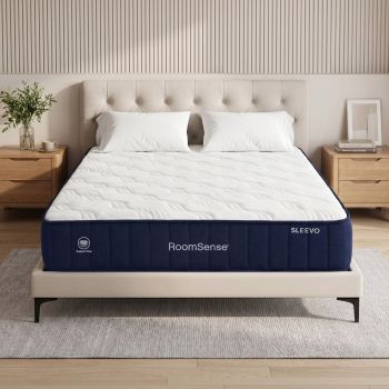 RoomSense King Single Mattress, 26cm Orthopedic Firm Mattress for Back Pain Relief, Pocket Spring Hybrid Mattress King Single Size for Home & Rental