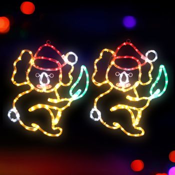 Jingle Jollys Christmas Lights 48cm Motif 216 LED Rope Light Outdoor Decoration