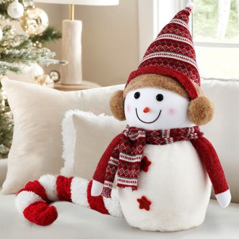 Jingle Jollys Christmas Snowman Handicraft Ornaments Party Decorations 45cm