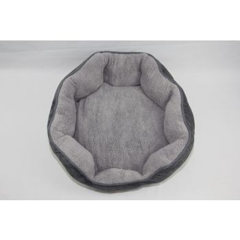 YES4PETS Washable Blue / Grey Fleece Soft Pet Dog Cat Bed-Medium