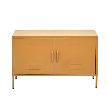 ArtissIn Buffet Sideboard Metal Cabinet - BASE Yellow