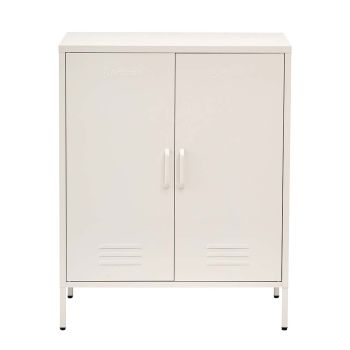 ArtissIn Buffet Sideboard Metal Cabinet - SWEETHEART White