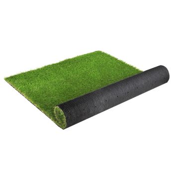 Primeturf Artificial Grass 20SQM 20mm Synthetic Fake Lawn Turf Plant Plastic 4-coloured 1mx10m