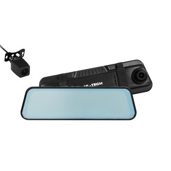 UL-tech Dash Camera 1080P 9.66" Front and Rear View Cam Car DVR Reverse Recorder