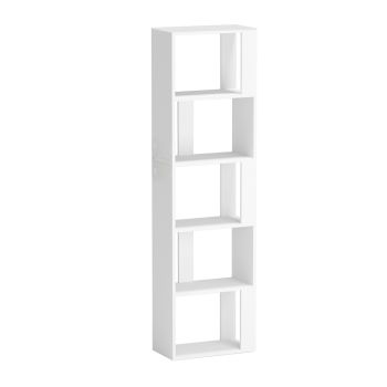 Artiss Bookshelf 5 Tiers - LINA White