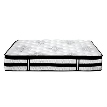 Giselle Bedding 34cm Mattress Euro Top Pocket Spring King Single