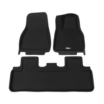 Weisshorn Car Rubber Floor Mats Compatible for Tesla Model Y Front Rear