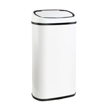 Devanti 58L Motion Sensor Bin Rubbish Automatic White