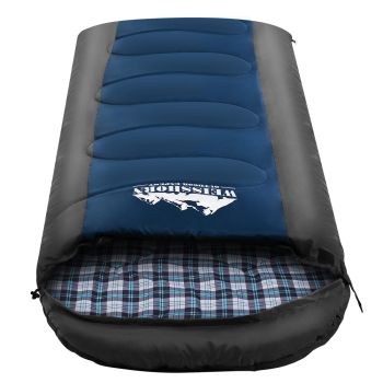 Weisshorn Sleeping Bag Single Thermal Camping Hiking Tent Blue -20Â°C