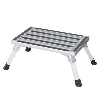 Weisshorn Caravan Step Folding Aluminium Step Ladder Stool 