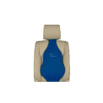 Universal Seat Cover Cushion Back Lumbar Support THE AIR SEAT New BLUE X 2