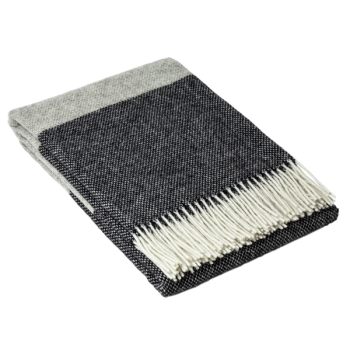 Brighton Throw - 100% NZ Wool - Monochrome