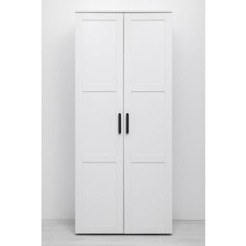 STOCKHOLM UNIVERSAL STORAGE CUPBOARD - HAMPTONS - DECO BLACK HANDLE