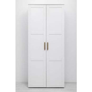 STOCKHOLM UNIVERSAL STORAGE CUPBOARD - HAMPTONS - DECO GOLD HANDLE